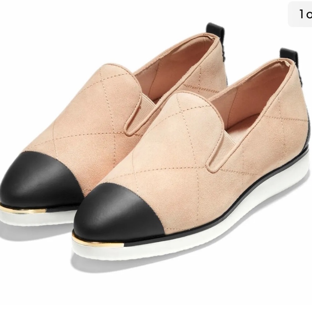 Cole Haan Grand Ambition Suede Slip On Loafer
